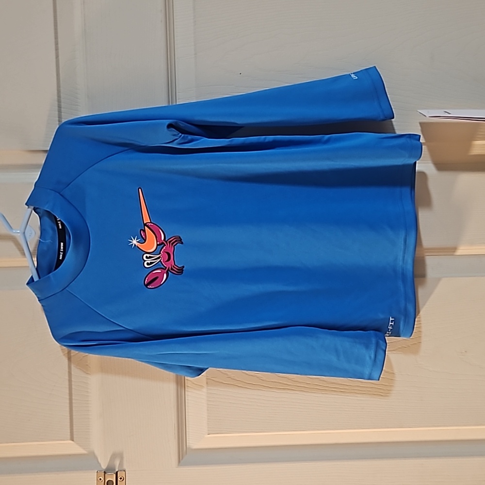NIKE BOYS CRAB SWOOSH HYDROGUARD: BLUE: NEW WITH TAGS: SIZE 6